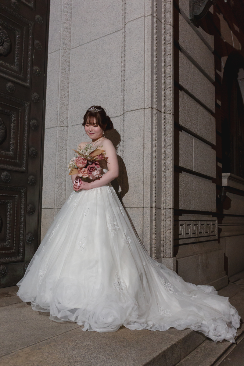 可愛らしい新婦様のお姿♡