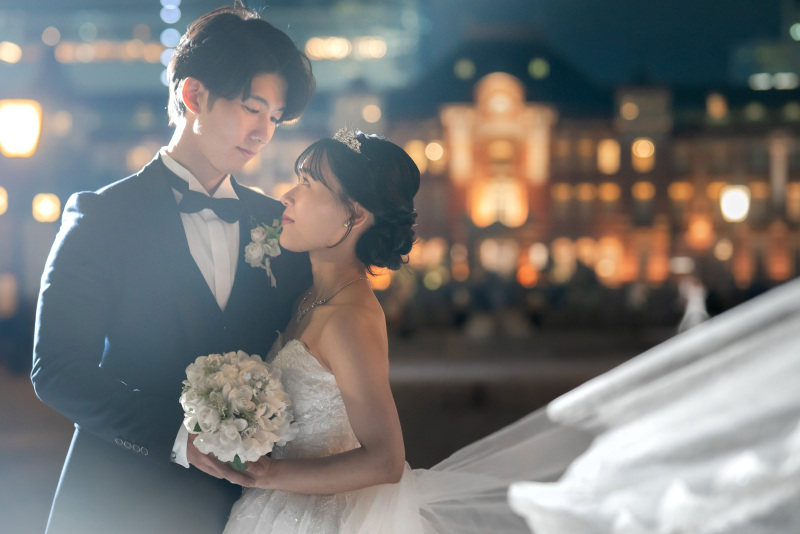 近い距離で自然な表情を