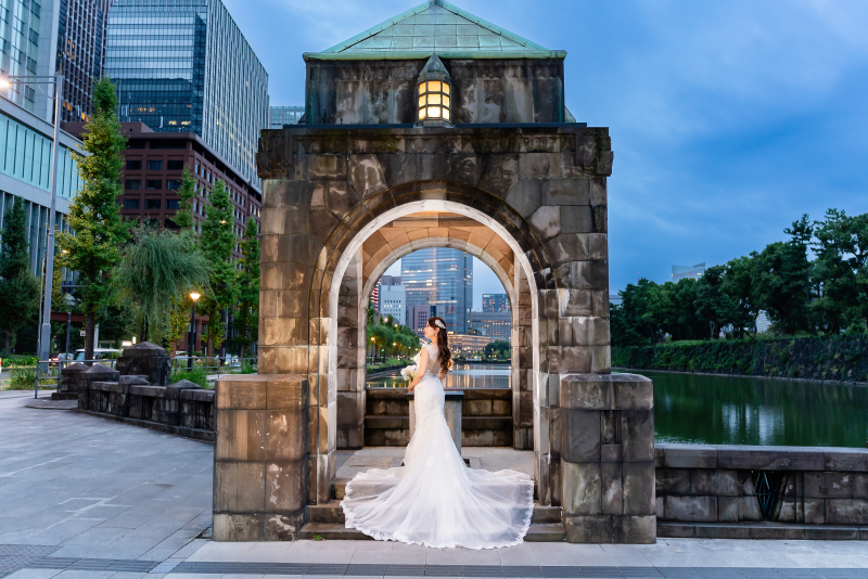 お支度サロンから撮影場所への移動もプラン内で安心