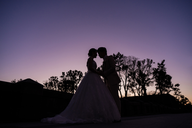 シルエット風に