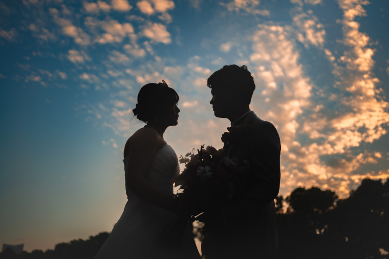 シルエットショットもばっちりきまりました