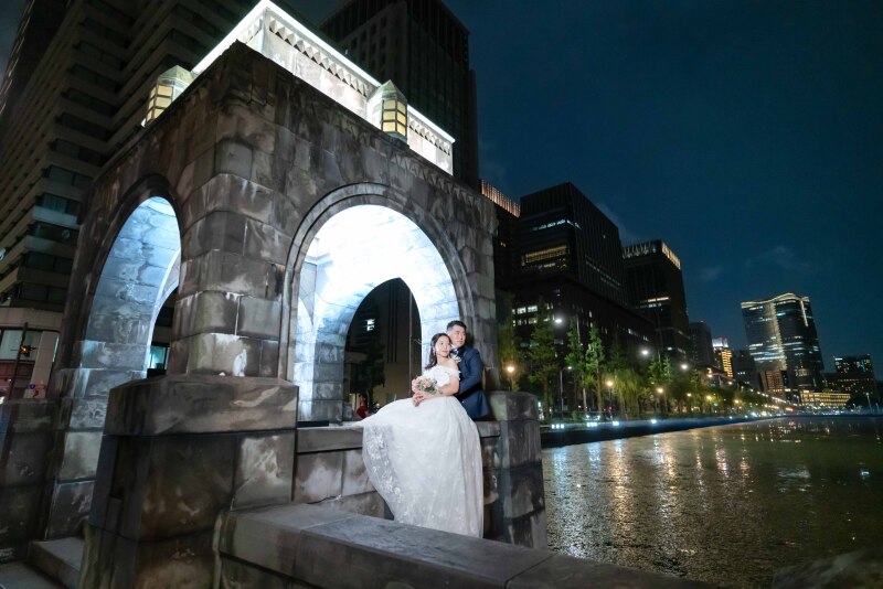 和田蔵門での撮影は