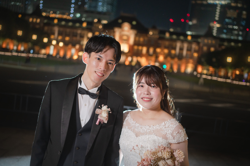 おふたりにフォーカスしたお写真も