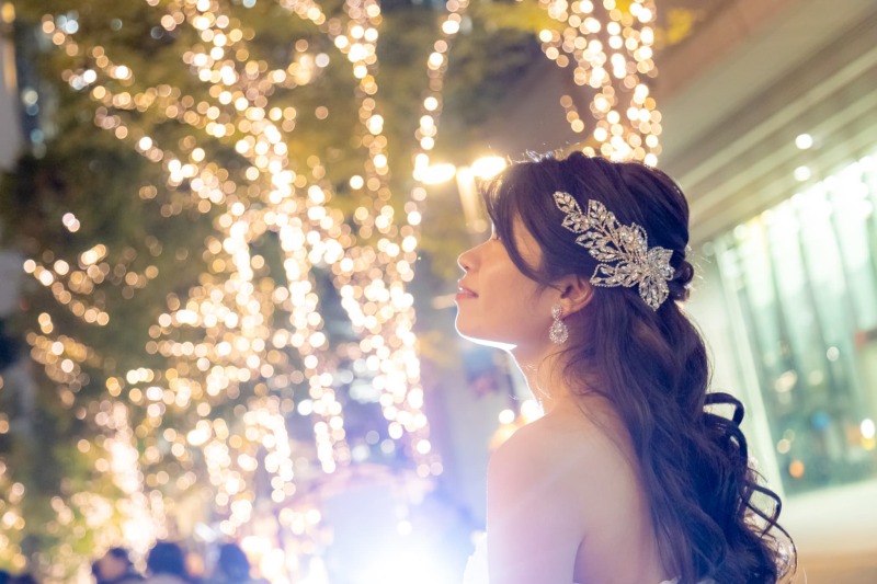 新婦様のソロショットも