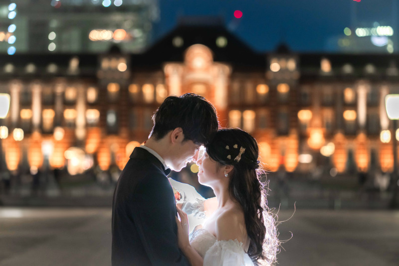 近い距離で自然な表情を