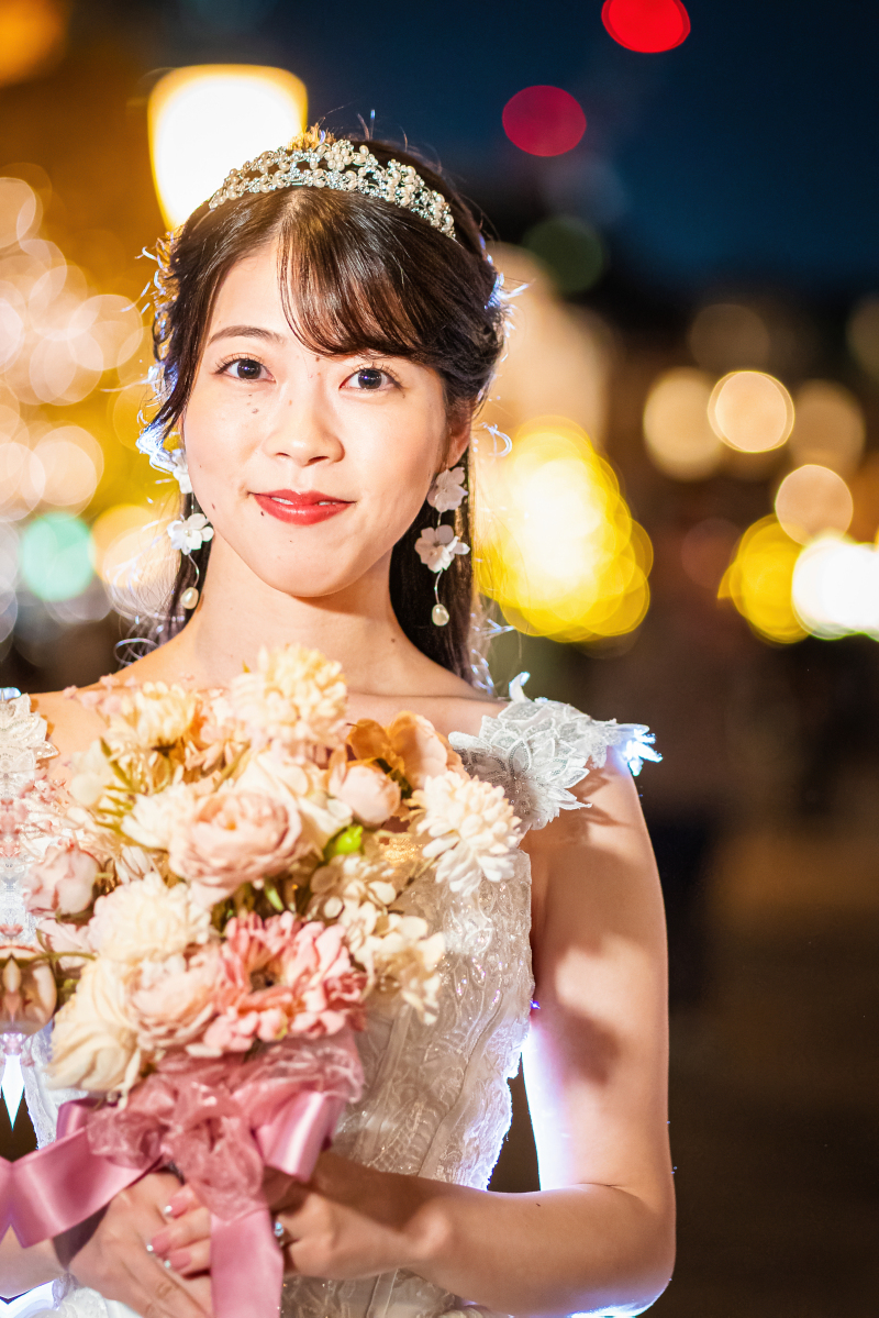 ご新婦様のイヤリングはお持ち込み