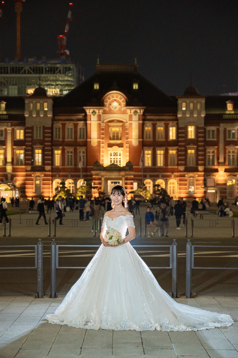 ウェディングドレスと