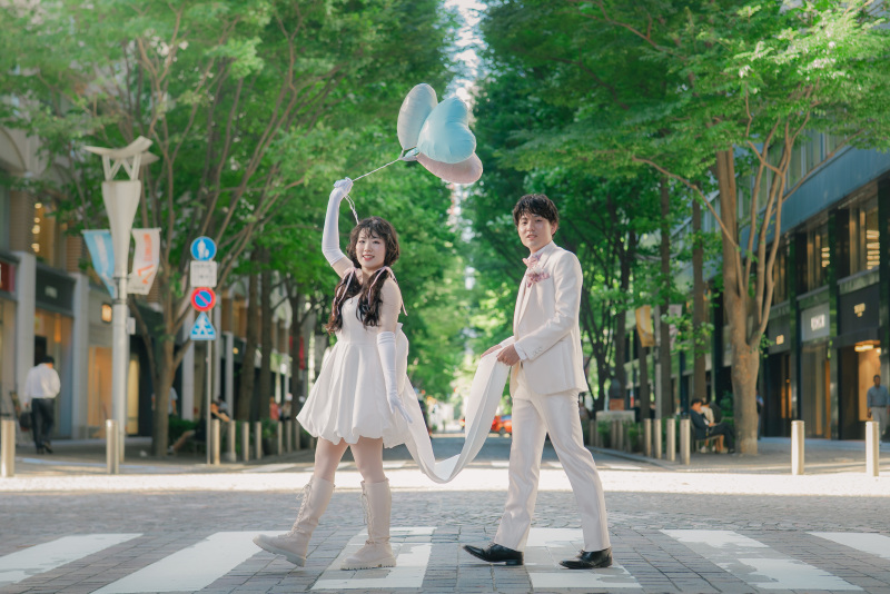 丸の内仲通りの緑がきれいです