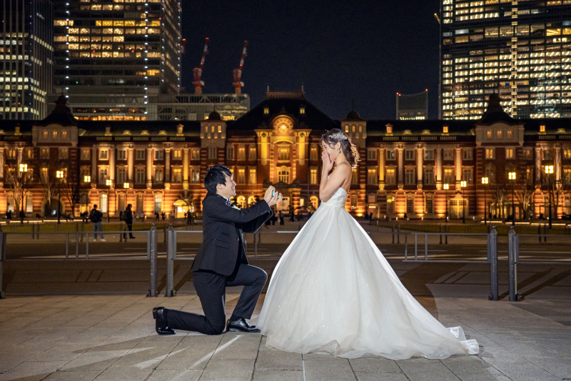 プロポーズ風ショット