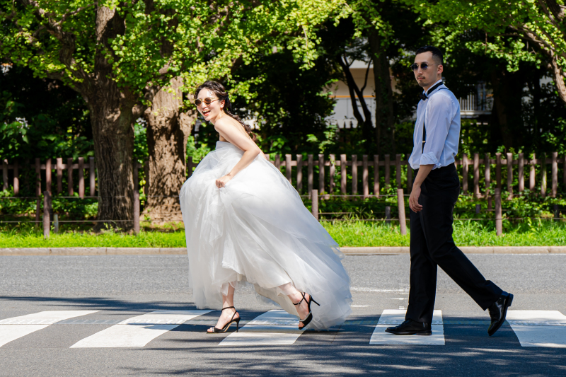 都心でも撮れる自然に囲まれたナチュラルフォトも!