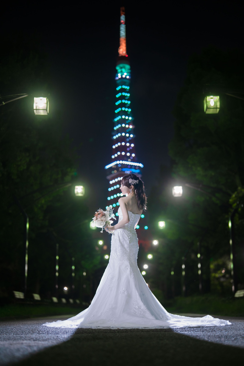 ナイトだからこそ撮れる1枚をこだわりぬいて撮影!