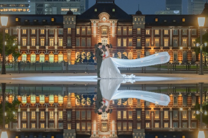 《4大特典付き》「KIYOKO HATA」等のブランドドレスが選べる♪東京駅・丸の内周辺 2か所120カット 251,900円