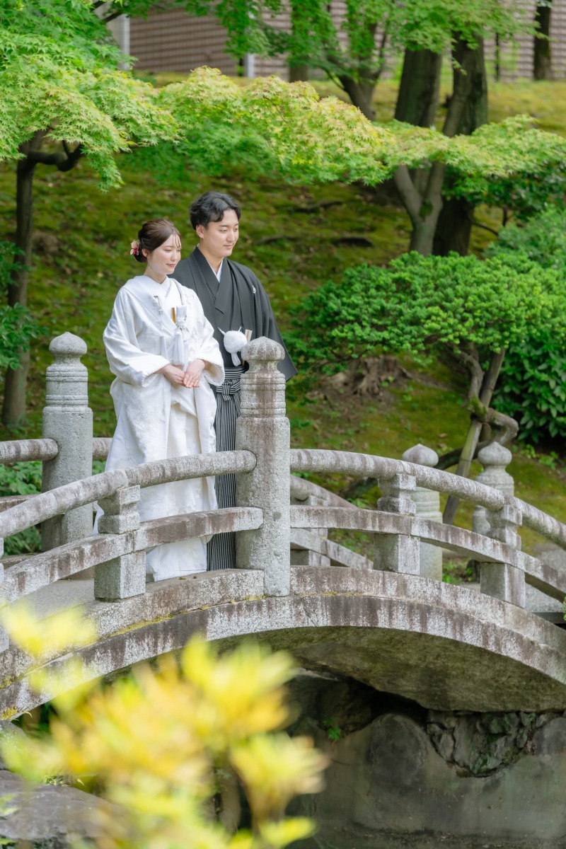 【8・9月撮影限定】《旧安田庭園》和装ロケ 全ての白無垢・色打掛から選べる ◉通常180,400円⇨136,400円