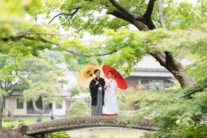【8・9月撮影限定】《清澄庭園》和装ロケ すべての白無垢・色打掛から選べる ◉通常205,370円⇨172,370円