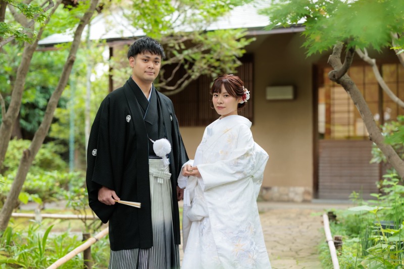 【8・9月撮影限定】《目白庭園》和装ロケ すべての白無垢・色打掛から選べる ◉通常205,370円⇨172,370円