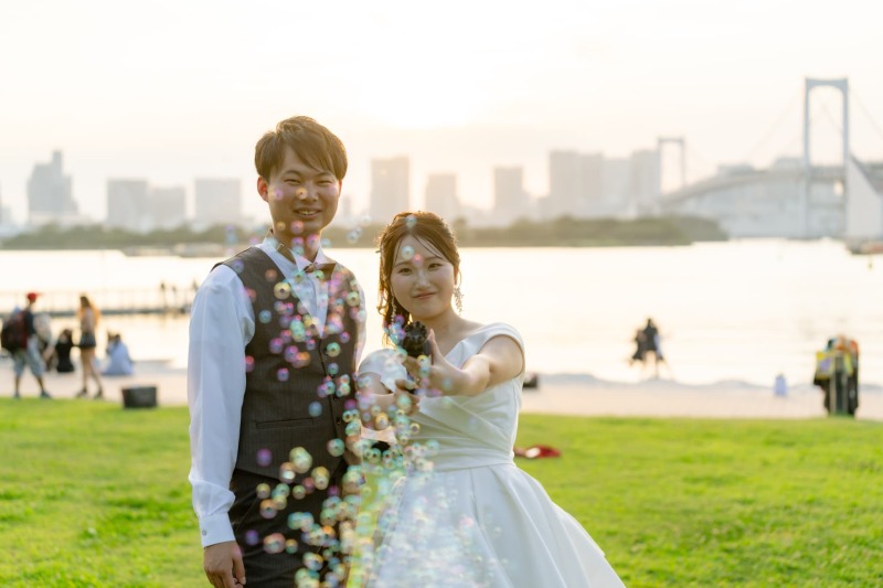 【8・9月撮影限定】選べる公園ロケーション撮影オリジナルドレスが選び放題160カット ◉通常224,950円⇨125,950円