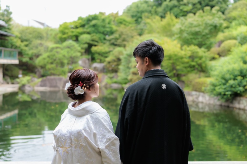 【8・9月撮影限定】《旧安田庭園》和装ロケ 全ての白無垢・色打掛から選べる ◉通常205,370円⇨172,370円