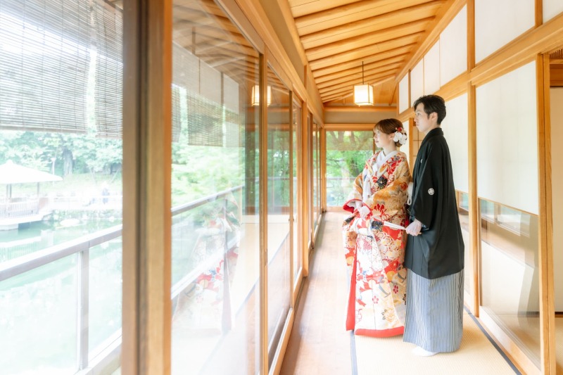 【8・9月撮影限定】《清澄庭園》和装ロケ すべての白無垢・色打掛から選べる ◉通常205,370円⇨172,370円
