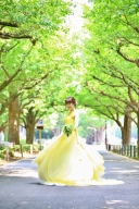 【イメージチェンジカラードレス】１０イエロー