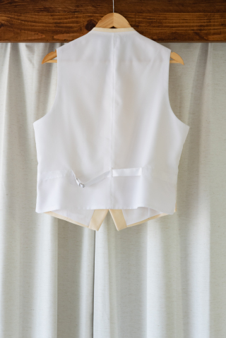 【メンズベスト】ホワイト３