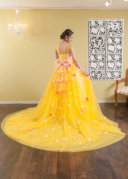 【イメージチェンジカラードレス】イエロー２−１１