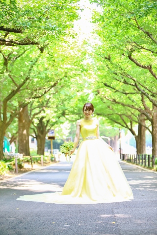 【イメージチェンジカラードレス】イエロー１