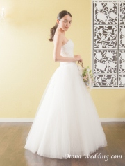 【Aラインウエディングドレス】８−１２