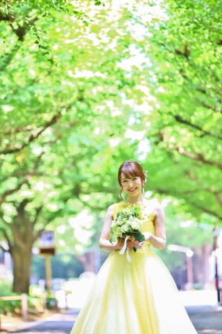 【イメージチェンジカラードレス】イエロー５