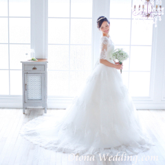 【Aラインウエディングドレス】７−５