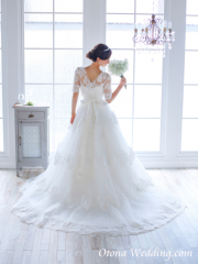 【Aラインウエディングドレス】７−６