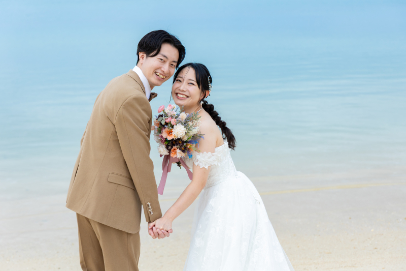 【アラハビーチ100カット撮影プラン】海と光と笑顔で紡ぐ、ふたりの一日