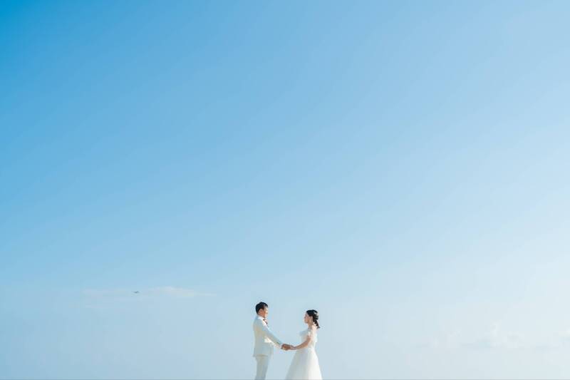 青空の下で・・・