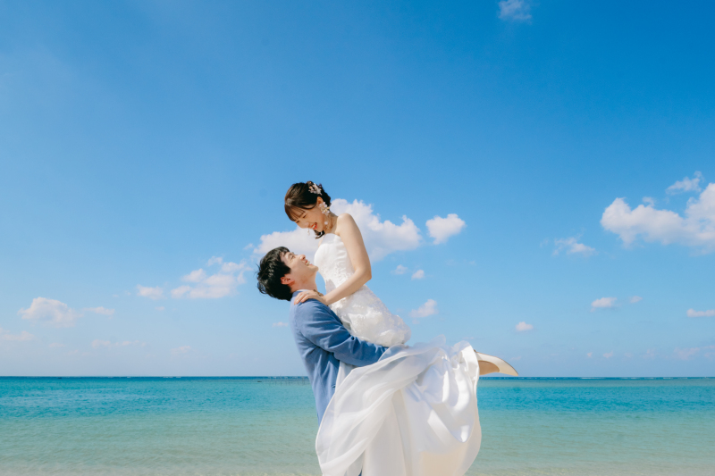 【ビーチ＆グリーン撮影150カットプラン＋新郎新婦2着目衣裳追加】自分達らしく♬