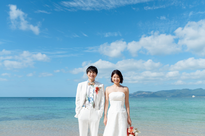 天然ビーチに移動...そこは煌めきのロケーション