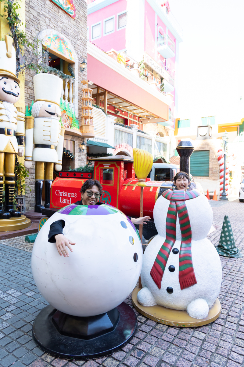 クリスマスランドで可愛らしいひとコマ★