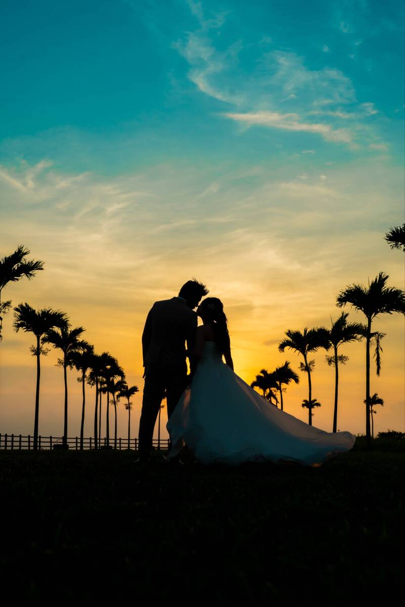 美しい空の色と