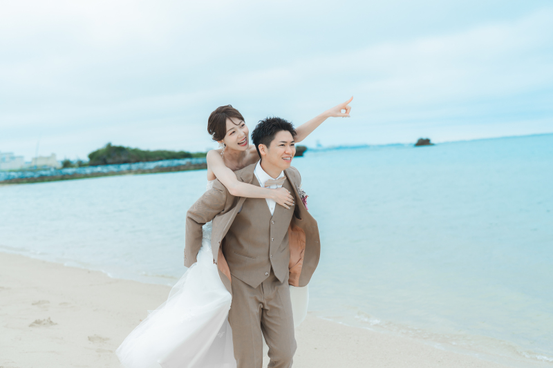 #8 ビーチでご新婦様をおんぶして向かう先は…♪