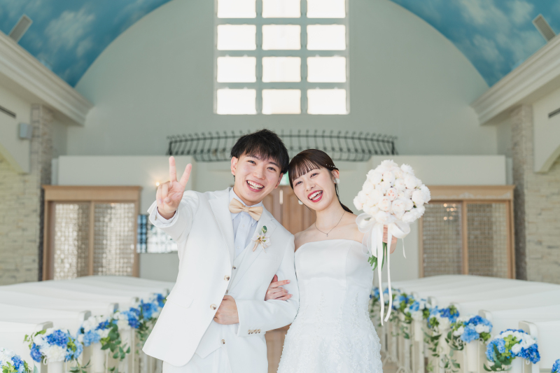 空色に包まれ笑顔で始まる撮影スタート！