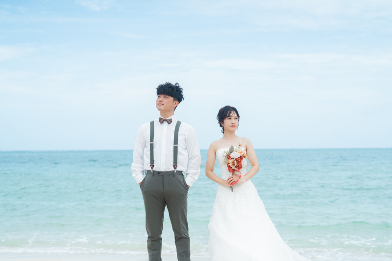 まずは穴場ビーチで潮風を感じなから撮影スタート！