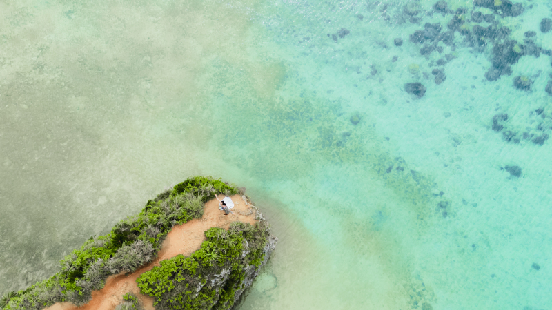 ザネー浜を上空から！普段見られない景色も叶えます