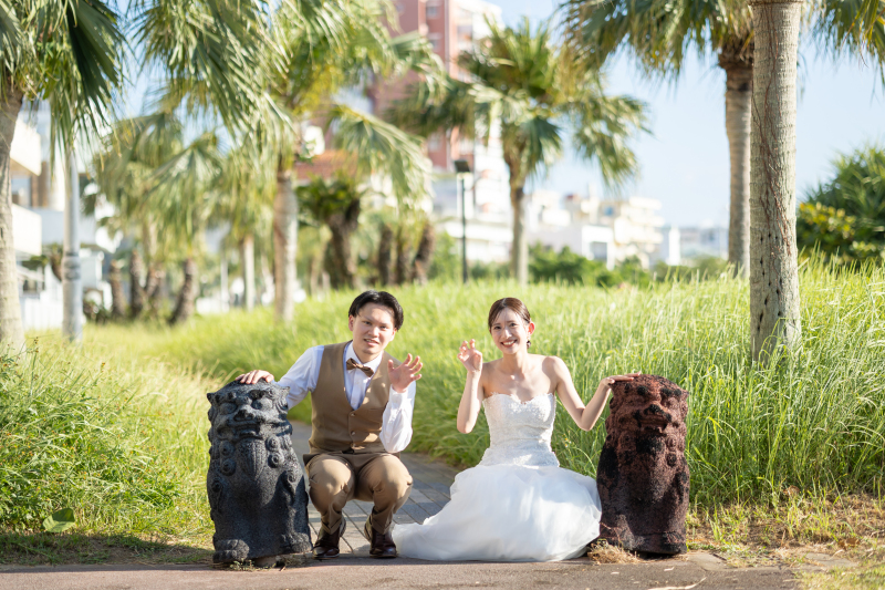 守り神も思わずにっこりしてしまうふたり