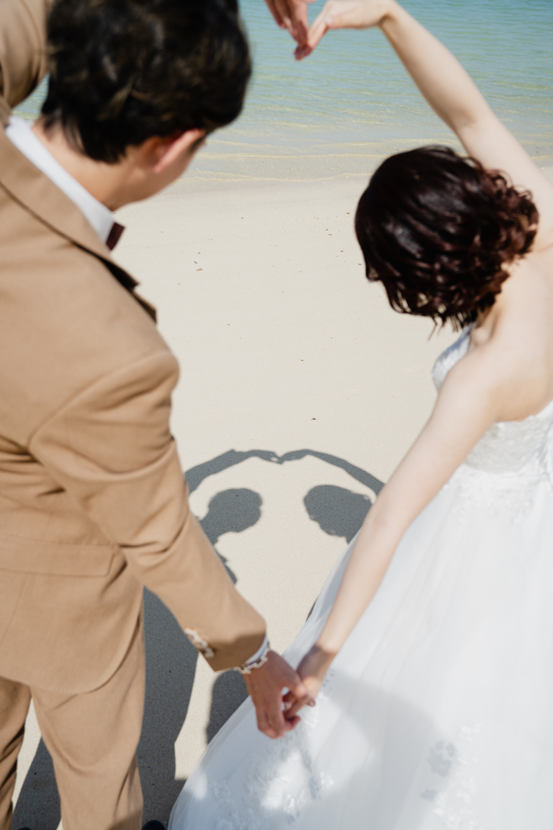 影が描くやわらかなハートの時間〜撮影スタート