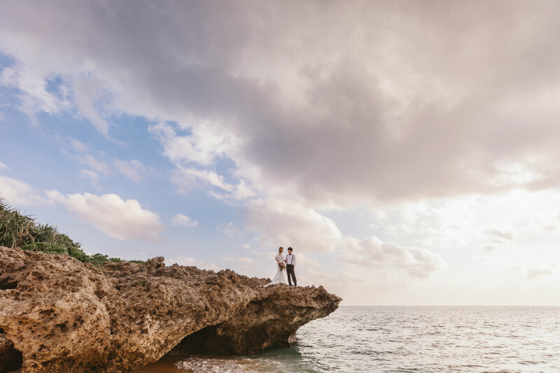 素敵な崖ショット！