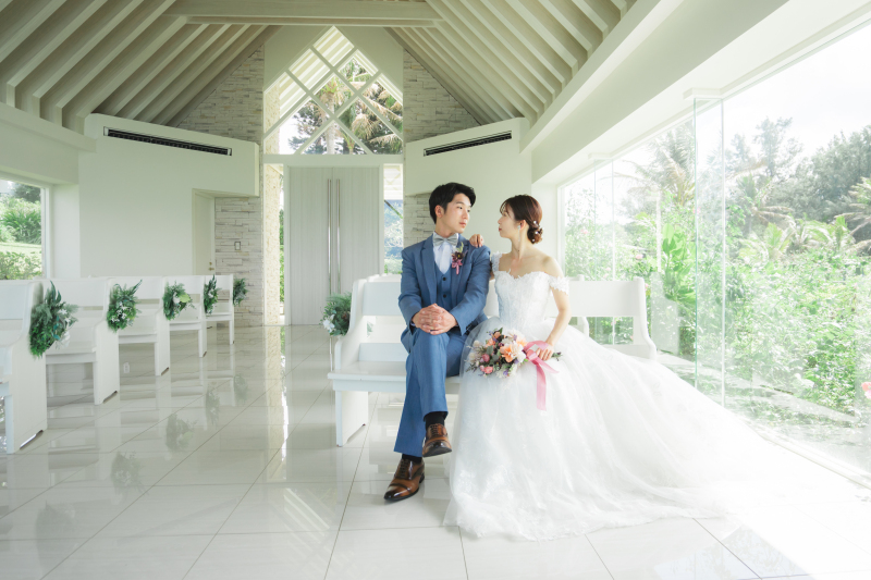 scene #1海の見えるチャペルで撮影スタート