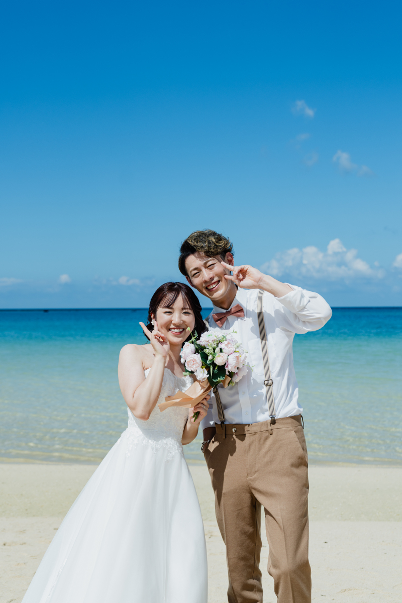 撮影の締めくくりに見せた晴れやかな笑顔の瞬間