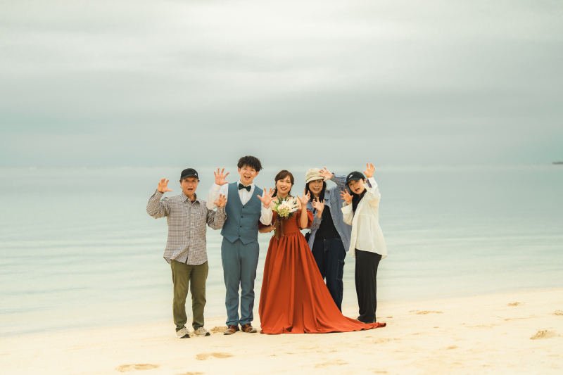 ご家族も一緒に撮影して思い出を作れます◎