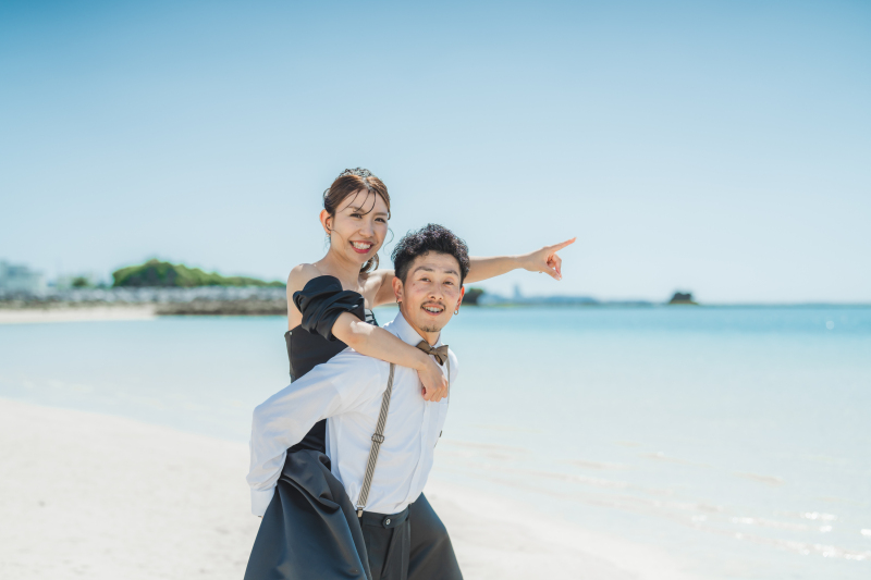 穴場ビーチでは人目を気にせず撮影できちゃいます！