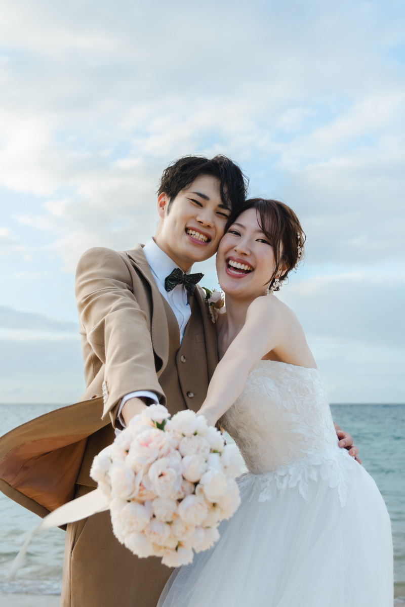 楽しさがあふれ出す、ふたりのしあわせなひとコマ