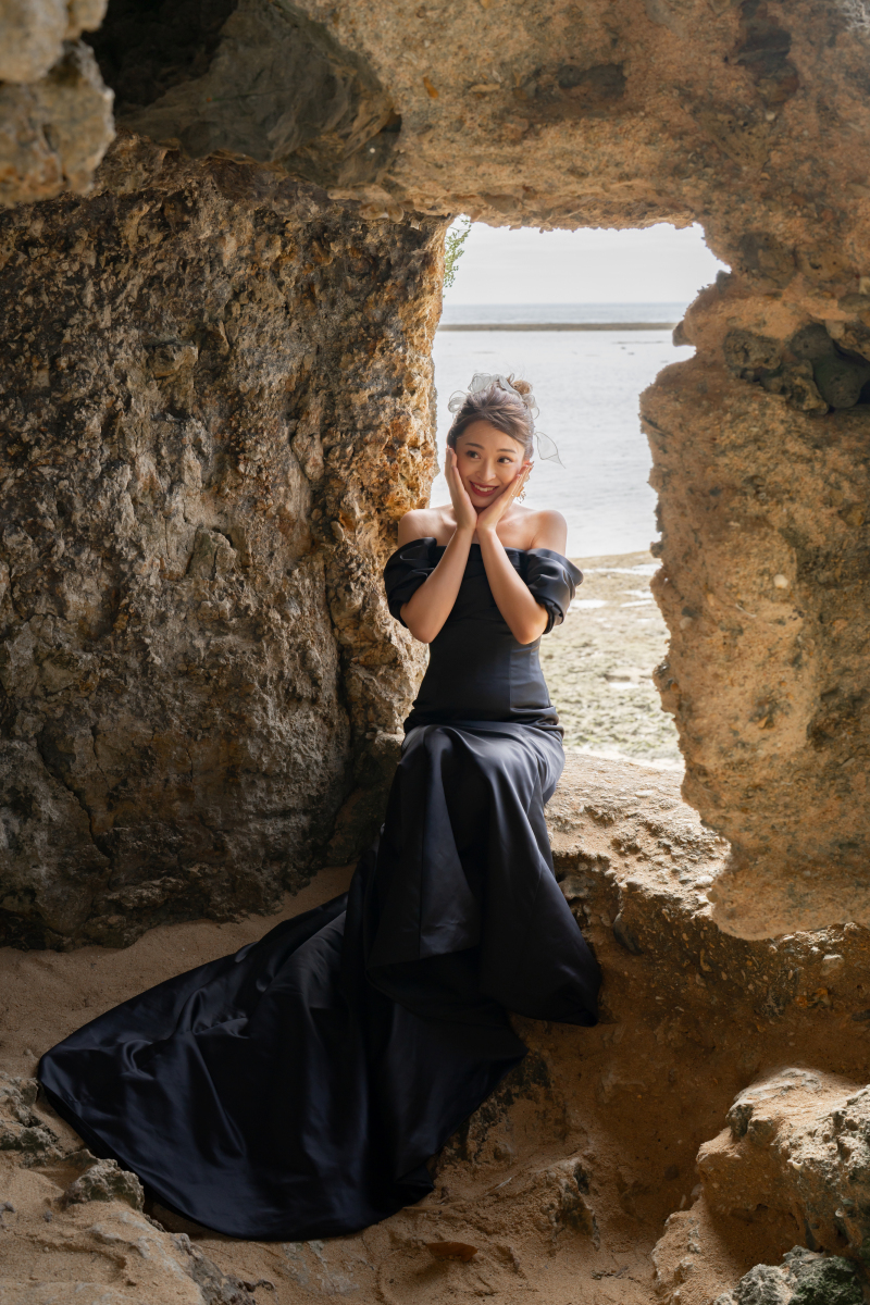 笑顔がとっても素敵なご新婦様のソロショット！