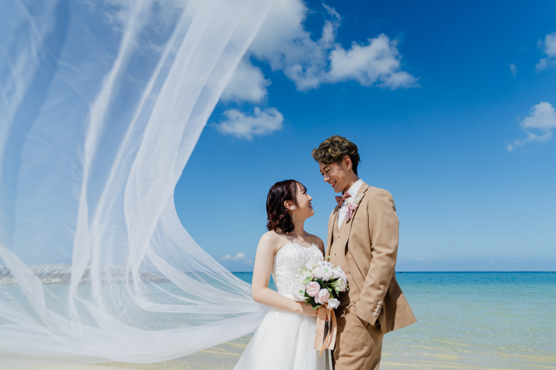 【アラハビーチ100カット撮影プラン】海風とともに歩むふたりの穏やかな一日記録